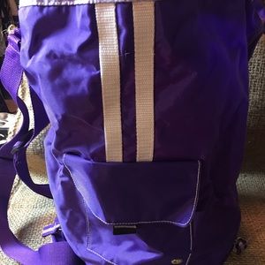 Purple Duffle Backpack